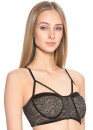 BRA LE JOURNAL INTIME "MARIE-ANTOINETTE" BRA-ZIP (BLACK) Le Journal MA-BR-BZ